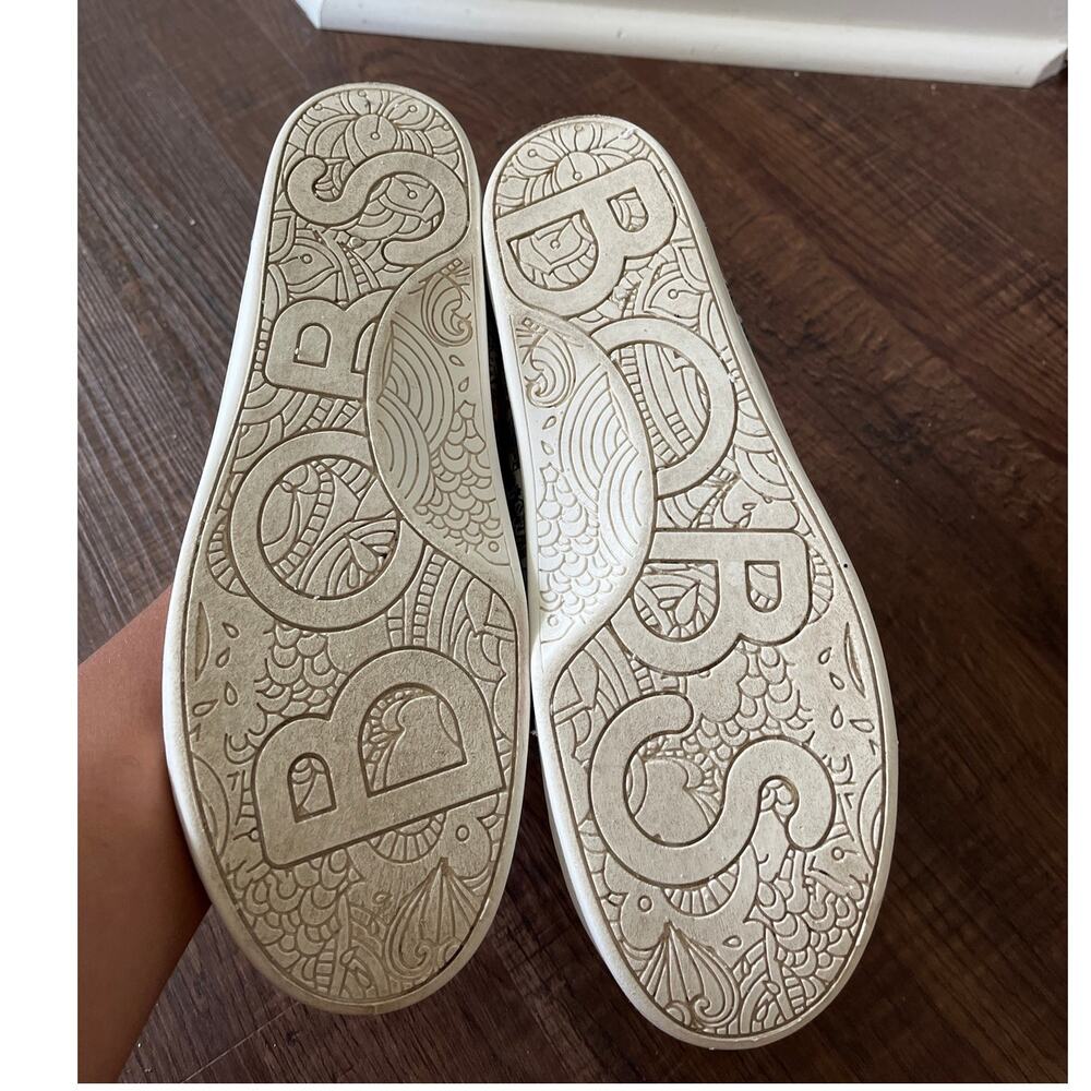 BOBS from Skechers Women's B Cute - "Paws" Print Canvas Sneakers Size 10 - Picture 5 of 6
